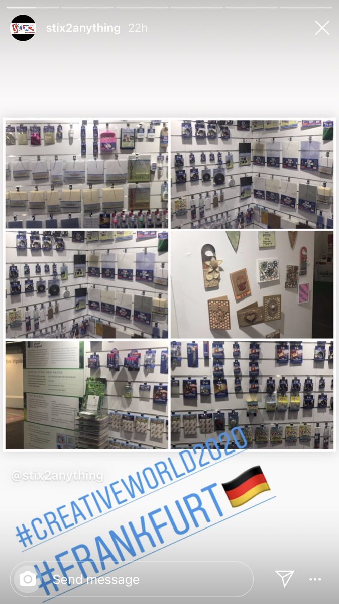 UKITapesLtd's tweet photo. Great first day at @Creativeworld_ for our @stix_2 team. 
Make sure you pop and see the team and products if you visiting @Creativeworld_ and @Paperworld_Fair https://t.co/lSdmDFVtmU