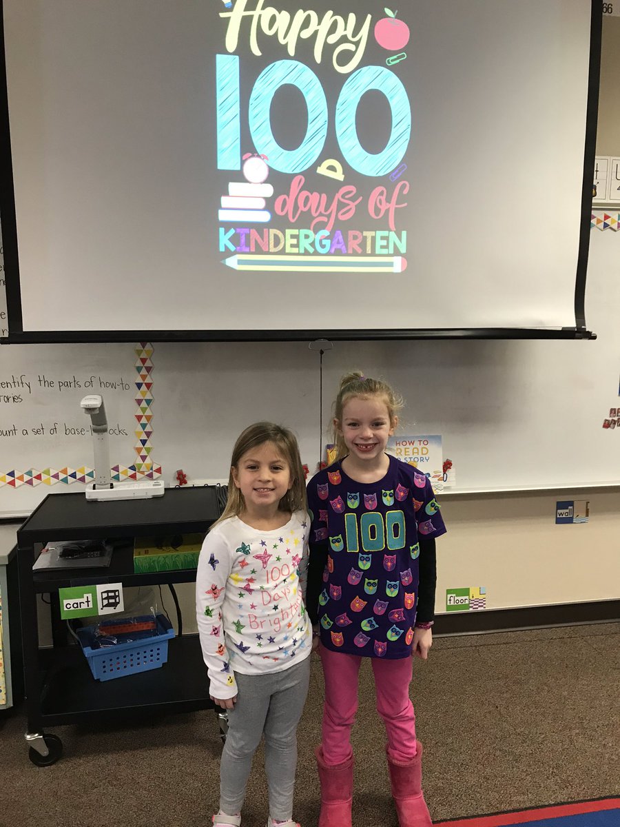 100 Days of Kindergarten with this sweet crew ❤️