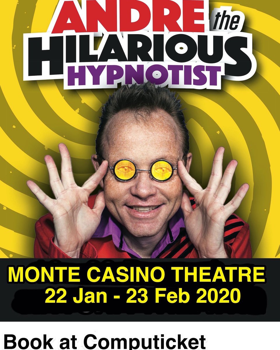 CoLabNetwork's tweet photo. It's our 2nd opening night of #AndreHypnotist at @Monte_Theatre tonight! 😁
Looking forward to seeing @NBearam @HClemour @twodadsandakid @NocturnalWenchy @ilovezacom https://t.co/PApojvE59C