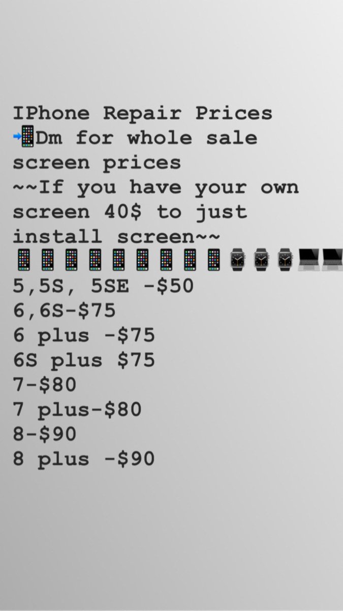 KingDill23's tweet photo. iPhone repair 🔌 https://t.co/nX2YNQnLnb