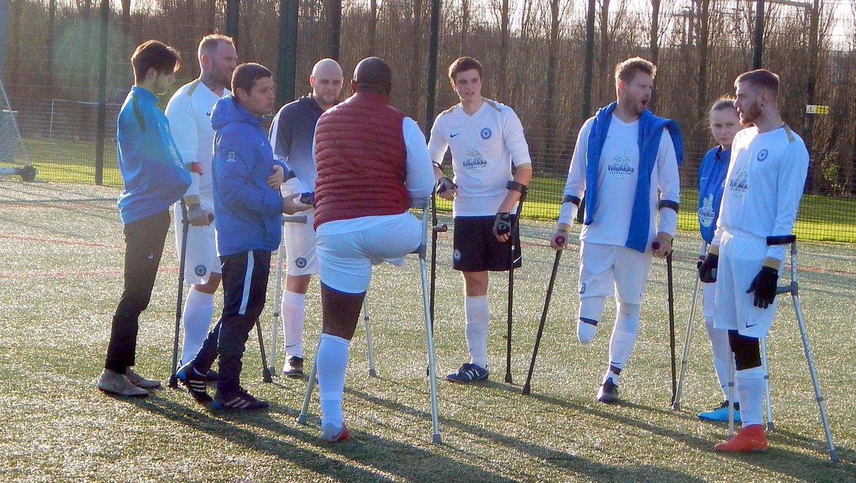 Tomorrow <a href="/PUFCAmpFooty/">Peterborough Amputee</a> begin the defence of their National Title in Merseyside as they take on Everton and Man City. Gutted that I cannot make the journey personally but I know that they are well prepared and will give it their all. #belief #NeverGiveUp