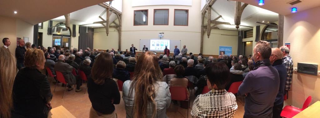 PourJanze's tweet photo. Merci à l'ensemble des participants venus assister à notre seconde réunion publique consacrée à la présentation de la liste "Pour Janzé, Osons demain !" avec Jonathan Houillot, vous étiez plus de 180. 
@jhouillot #Municipales2020 #Janzé https://t.co/IRMAKItgjU