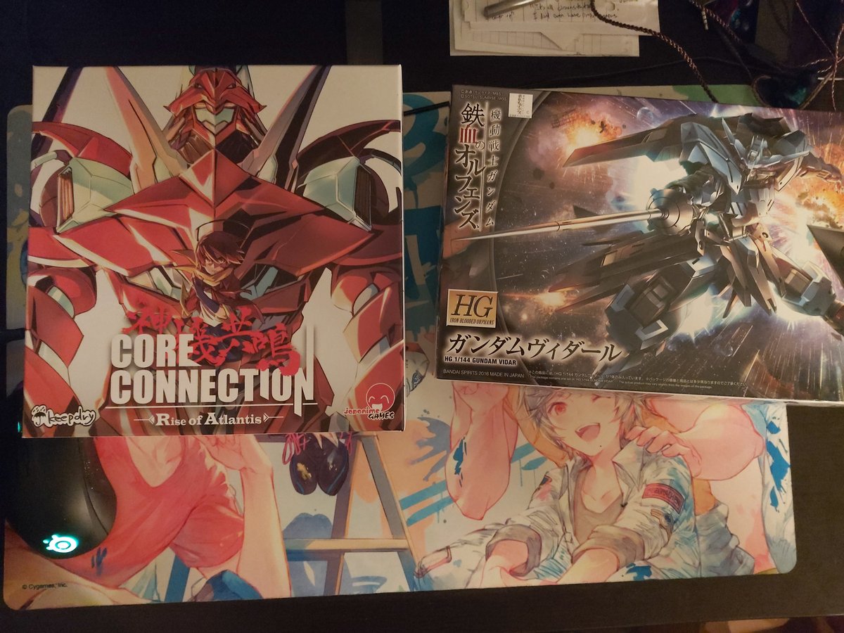 EtheralEternity's tweet photo. @keepdry88 
It's finally here! Super excited to give it a try!

#CoreConnection #JapanimeGames #gunpla #mecha https://t.co/WHusYCgOaZ