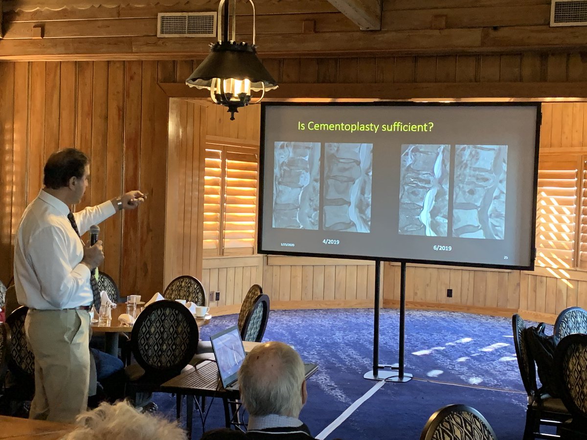 SoRadConf's tweet photo. Day 2 of the Southern Radiological Conference.  Another beautiful day in Pt. Clear, AL!   Starting with breakfast talks by Dr. Majid Khan on spine interventions. https://t.co/P5is09XdjC