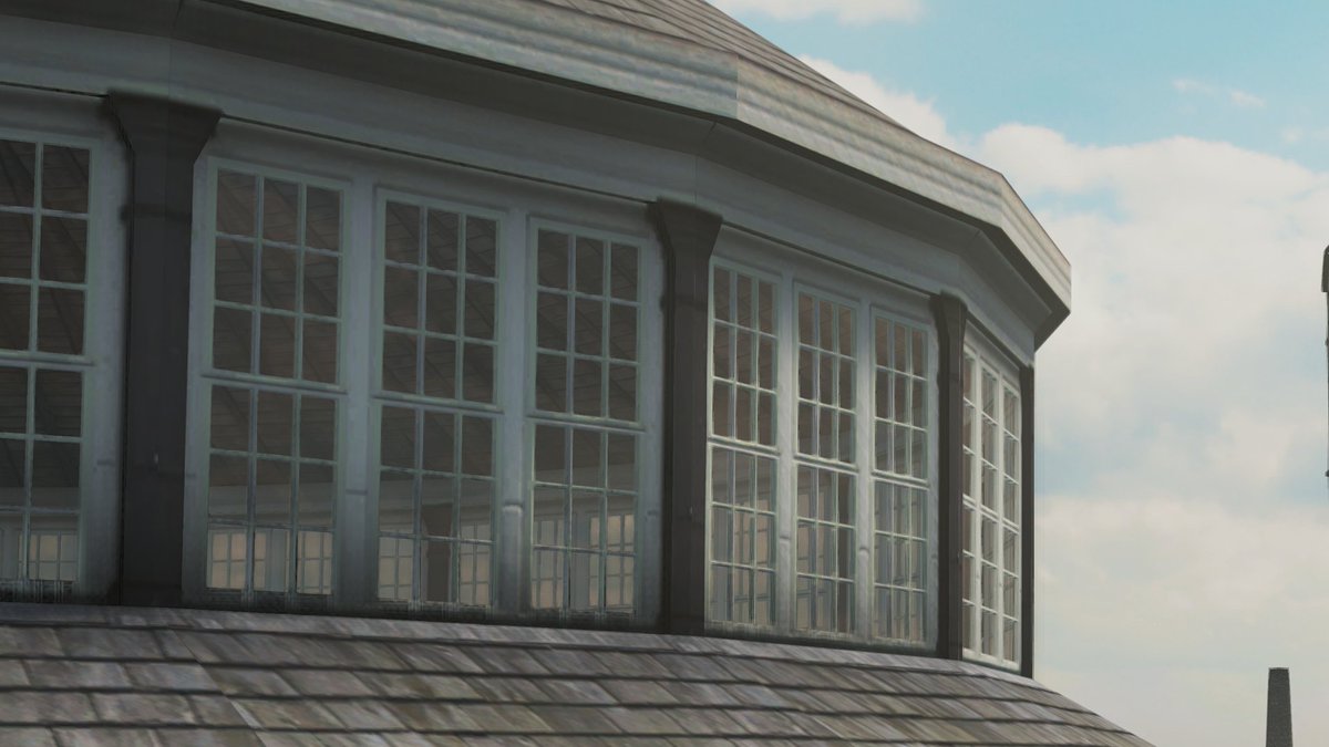 So.. I got a little bit distracted and made a large engine shed 😅
<a href="/CitiesSkylines/">Cities: Skylines</a> #citiesskylines #Baltimore