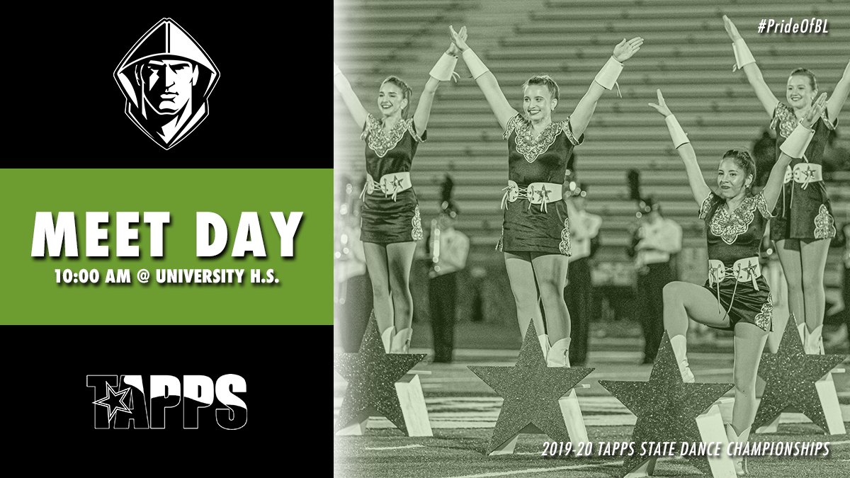 blathletics's tweet photo. ⭐ The Bishop Lynch Brigade takes center stage today for the TAPPS State Dance Championships in Waco!! | #PrideOfBL https://t.co/scMrzvjHGD