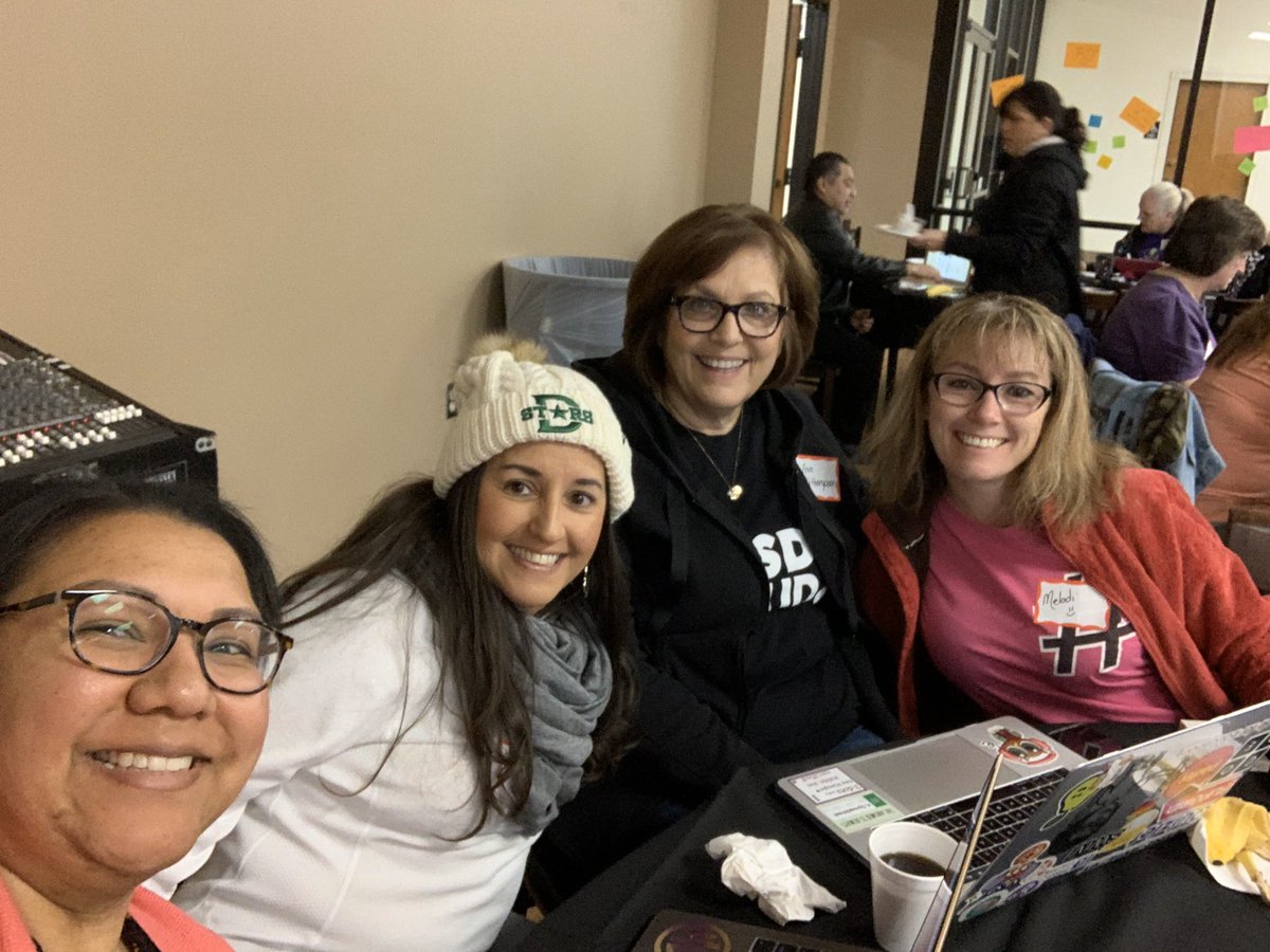 kunnmel's tweet photo. Saturday in Jan - you know what that means 🎉 #edcampSAGU WooHoo @avwitherspoon @lackeymartha and one of my favorite presenters 💕@corderj https://t.co/VQilworl42
