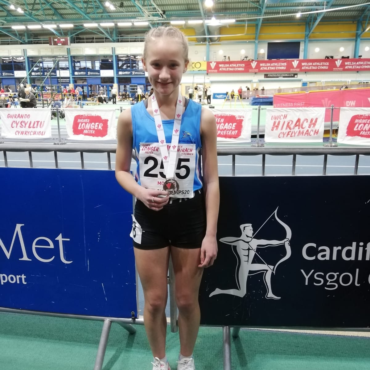 A huge congratulations to BGAC's Ellie Morris who won a silver medal in the u15 girls 1500m race at the welsh championships 😊
