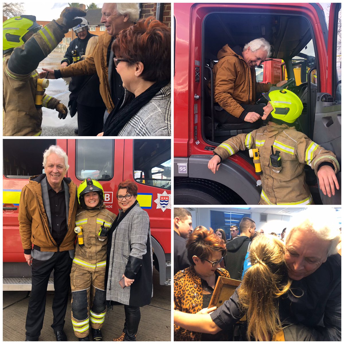 The look on this mans face melts me!! A year ago today I passed out of training school, made so much more special as it was on my best mates birthday. Happy Birthday Dad, I love you ❤️😍👩🏼‍🚒🚒 #lovemyfamily #mumanddad #mybestfriends #love #firefighter #London #birthday #bestjobever