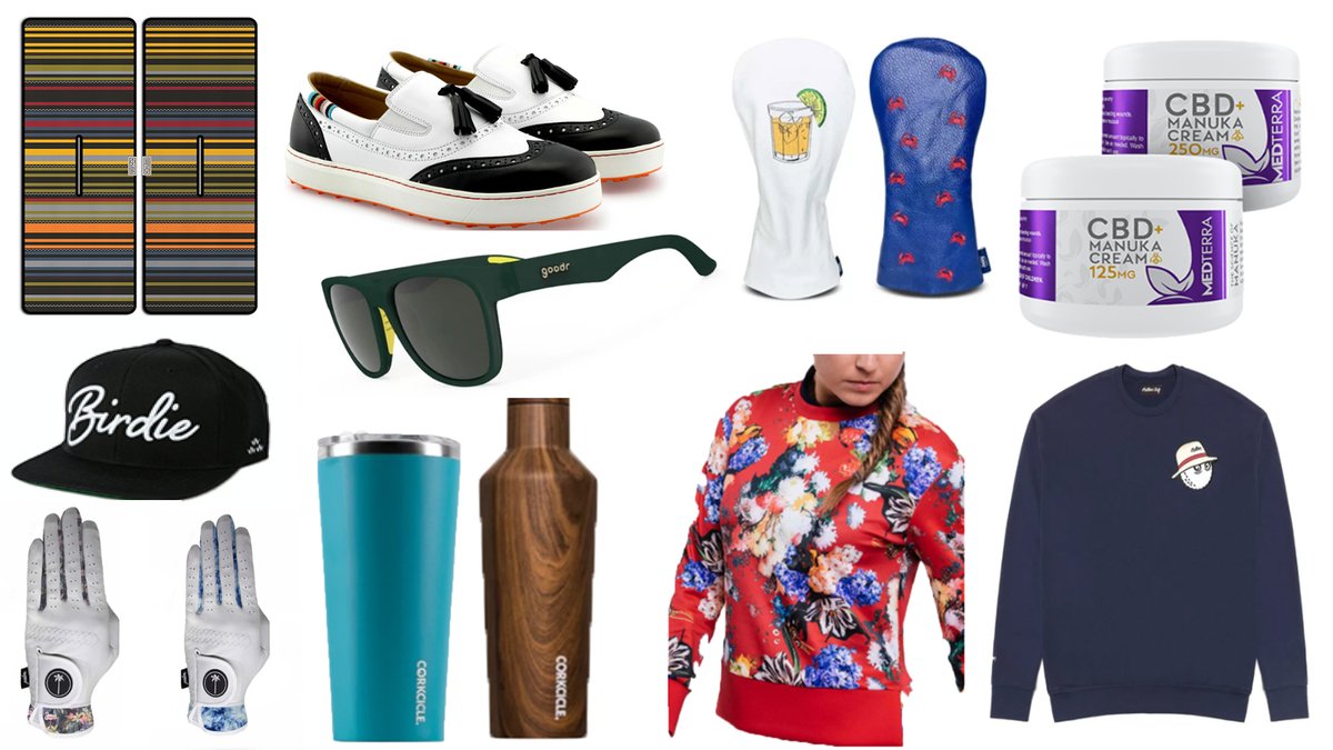 SamanthaSMarks's tweet photo. These are a few of my faaavorite thiiiingsss! 😍
I walked down every aisle of the PGA Merchandise Show (literally) and picked out my favorite items of the year. 
Check ‘em out! - https://t.co/Bj2QisNBmS https://t.co/3zmVtUDqC7