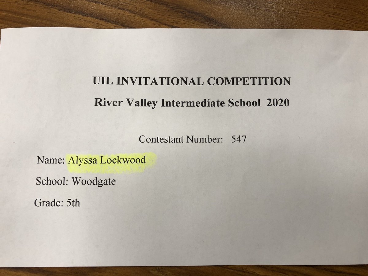 Prayers today for this beauty as she represents Woodgate Intermediate at the district U.I.L meet. She will be reciting “Still I Rise” by Maya Angelou.