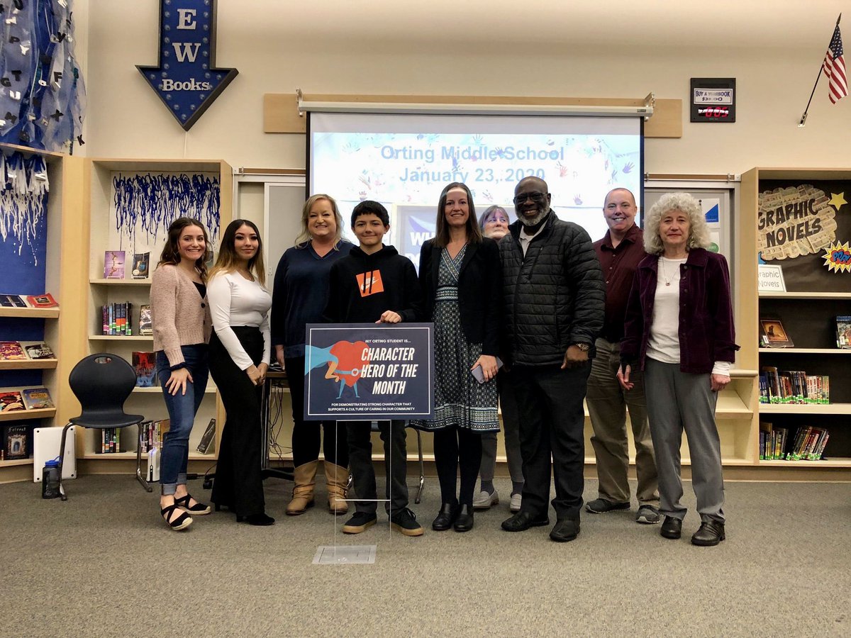 MarciShepard's tweet photo. Our #SchoolBoard/Supt team honored Justice Lopez as a Character Hero nominated for #kindness & respect. Love that we recognize students, staff, AND community for #Character. Who needs to focus on @careacter ? ALL of us! Caring schools are part of a caring community. #OrtingCares https://t.co/HjjFSfYP1a