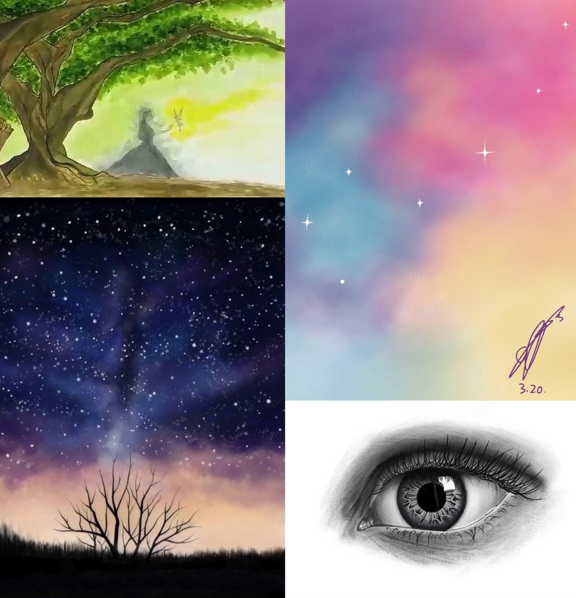 shrimpxuxi's tweet photo. the art                              the artist https://t.co/dywzsCralG