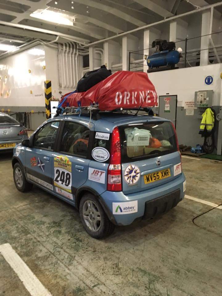 ohms550's tweet photo. Looking great guys safe journey!!#BudapesttoBamako #ambulanceforafrica #theflyingscotsmen πππ https://t.co/XWwZw3blgZ