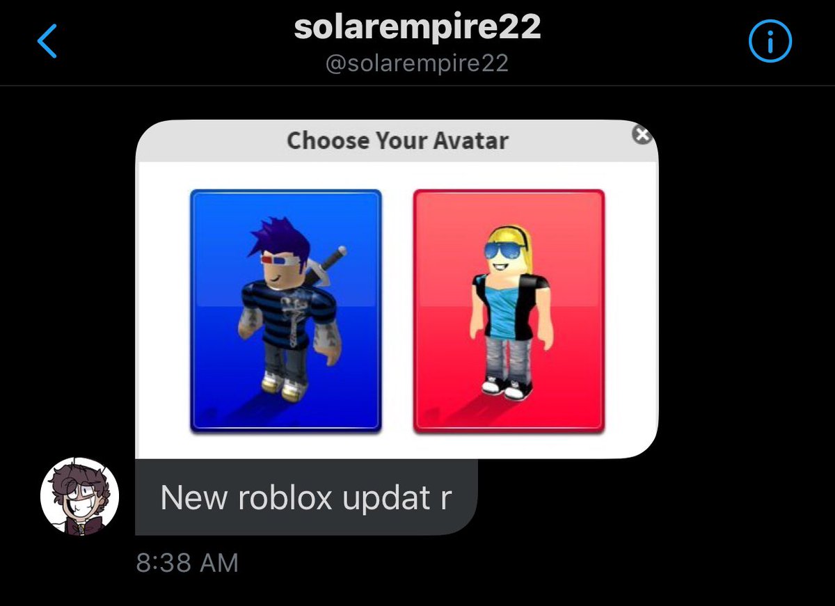News Roblox On Twitter Roblox Has Added A New Update That Lets