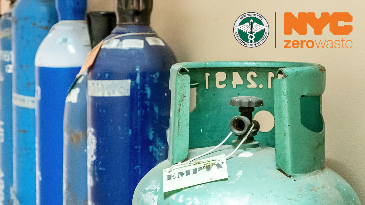 NYC Sanitation on Twitter "Need to get rid of an air tank? It CANNOT