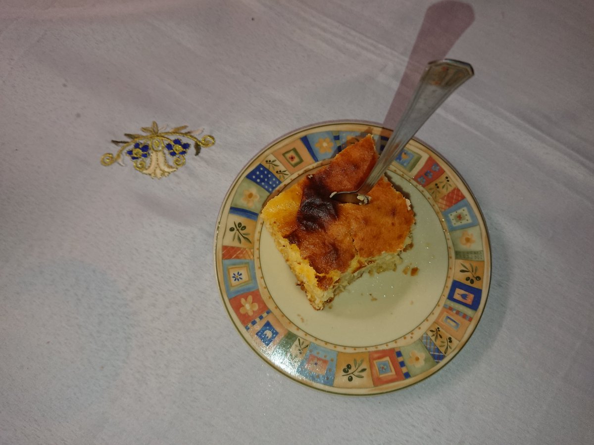 Hoy probé una vez más la rica Sopa del Paraguay 🇵🇾 quieres un pedazo tu también jijiji