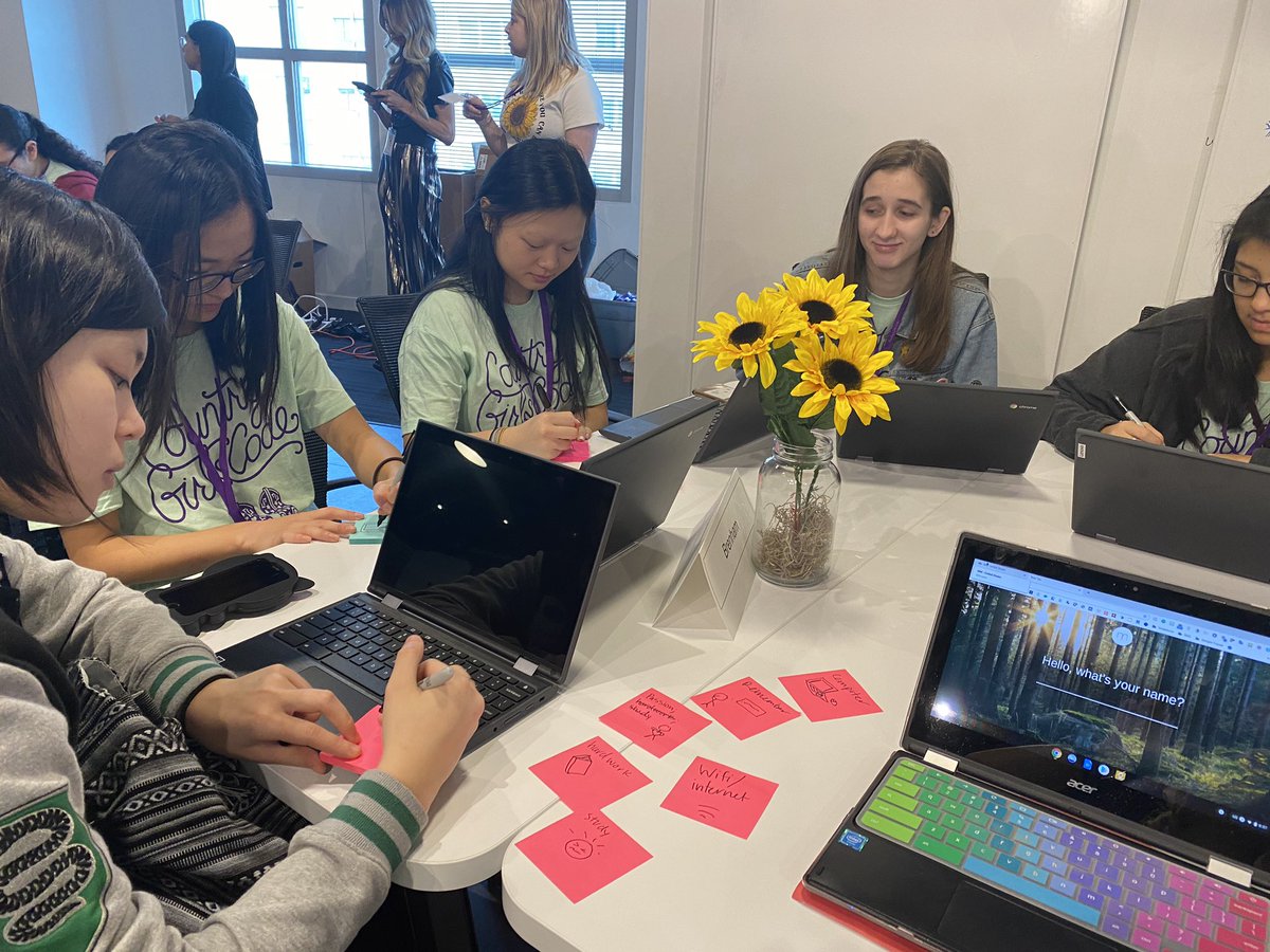 BrittniTech's tweet image. Getting ready for #CountryGirlsCode today! @BrenhamHS @BrenhamISD