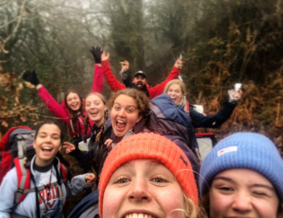 Having fun navigating around in the mist. First day of Gold Training ✅ #stswithunsdofe #stswithunsfun