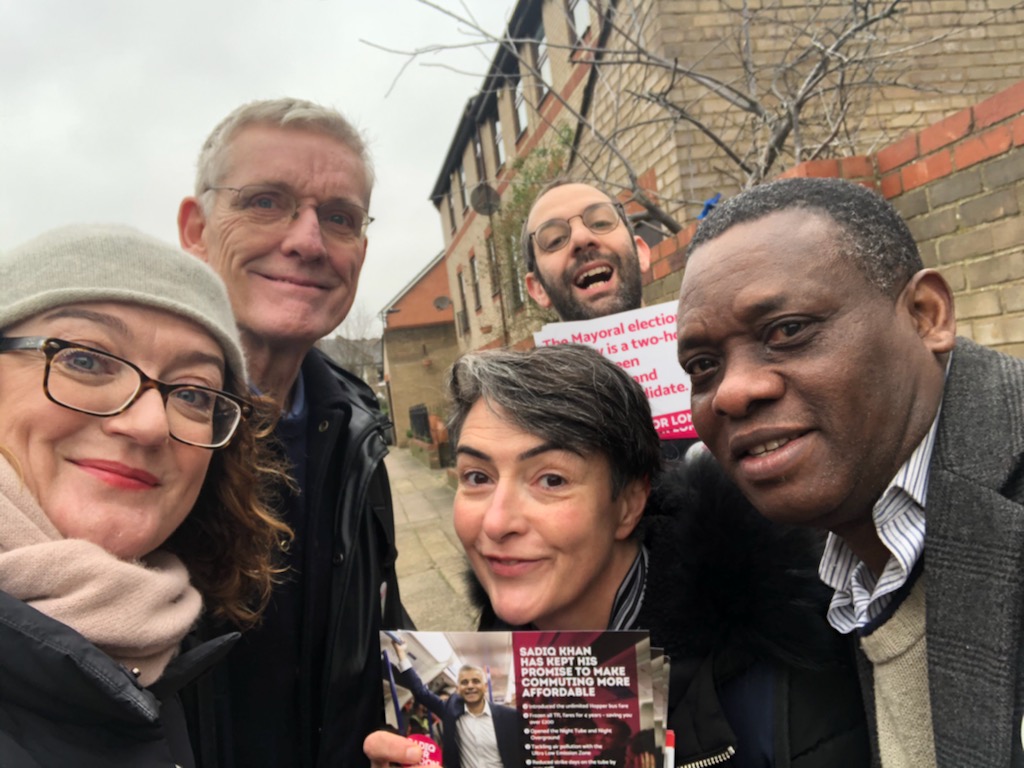 chrismylesk's tweet photo. There were 2 teams out today in Hackney Wick from #hackneysouth #hackneywicklabour for @SadiqKhan . Many thanks to all who braved the cold https://t.co/BsKvTNuZT1