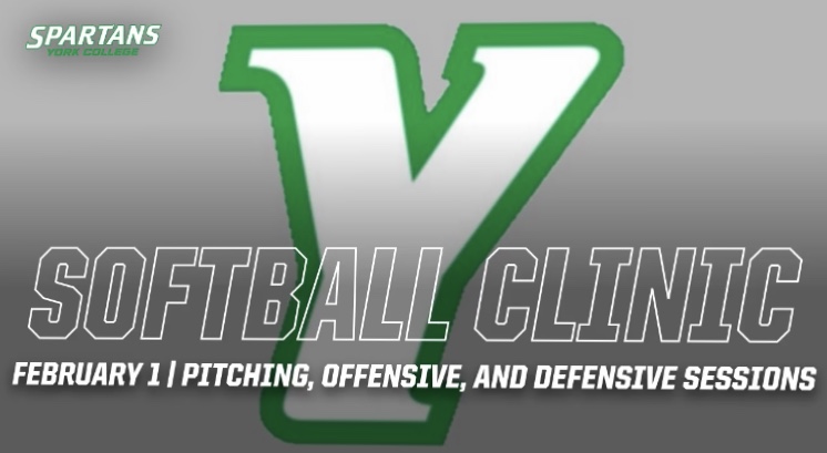 YCPSoftball's tweet photo. One week away! Sign up for our clinic on February 1st at https://t.co/azeA8vYo1Z. We can’t wait to see you! https://t.co/3wSOjhvfA9