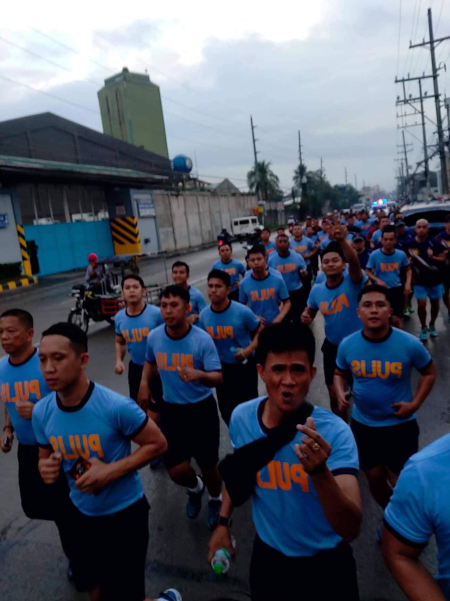 BulacanCrimeLab's tweet photo. BULACAN PCLO joined in the 5K Fun Run activity “Takbo ng Pulis at Mamamayang Bulakenyo Laban sa Illegal na Droga at Terorismo” in relation to campaign against illegal drugs and ELCAC held at Don Cayetano Gym, Wawa Balagtas, Bulacan @rclo_three @CrimeLaboratory https://t.co/egs7b5Nmd8