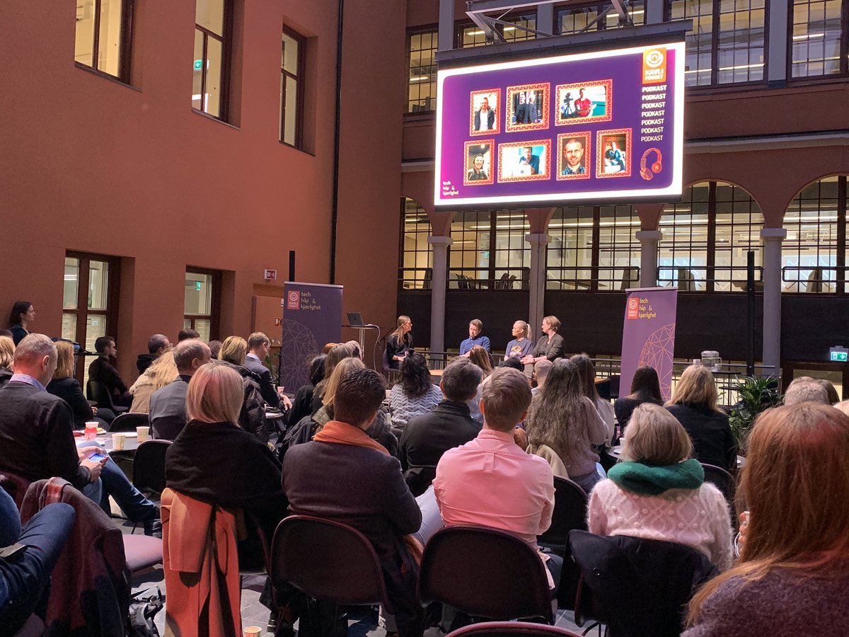 Kavlifondet's tweet photo. Tech, håp & kjærlighet fortsatt mest populære norske tech-pod 🎧💜 Få med deg 1. episode, om netthat. Hva er konsekvensene? Hva kan vi gjøre mot det uten å kneble ytringsfriheten? Hvem har ansvaret? God lytt! https://t.co/eDRq0vXqsf #techhåpogkjærlighet #netthat #kavlifondet https://t.co/OfZ6voswfz
