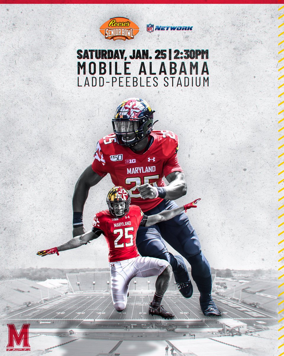 TerpsFootball's tweet image. From a two-star recruit to one of the best senior prospects in the nation 

Good luck to @TwanDoee in the @seniorbowl!