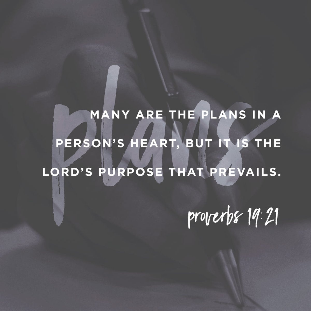 GraceloGener's tweet photo. Proverbs 19:21 NLT

#DailyBibleVerse
#25of366

Reflection: God's plan for us is far more better than ours. Learn to trust in him because He is the Alpha and Omega. He already knew that you will be on that situation even before you were born. https://t.co/XMUUMttzUL