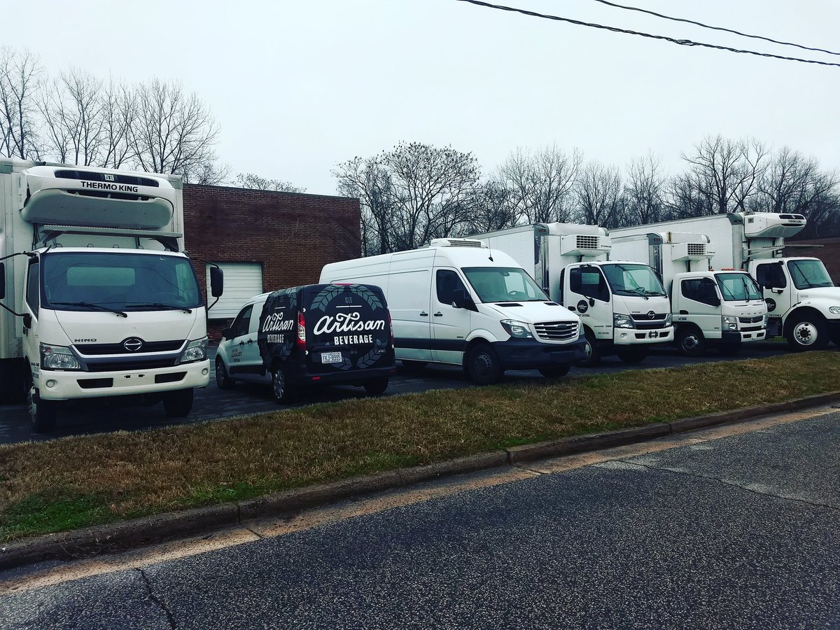 Full refrigeration is very important for what we do. All of our delivery trucks are refrigerated and have been since day one.  That means that the beer stays cold from the time it leaves the brewery to the time it gets to the retailer.  

#squadgoals 
#distrodonedifferent