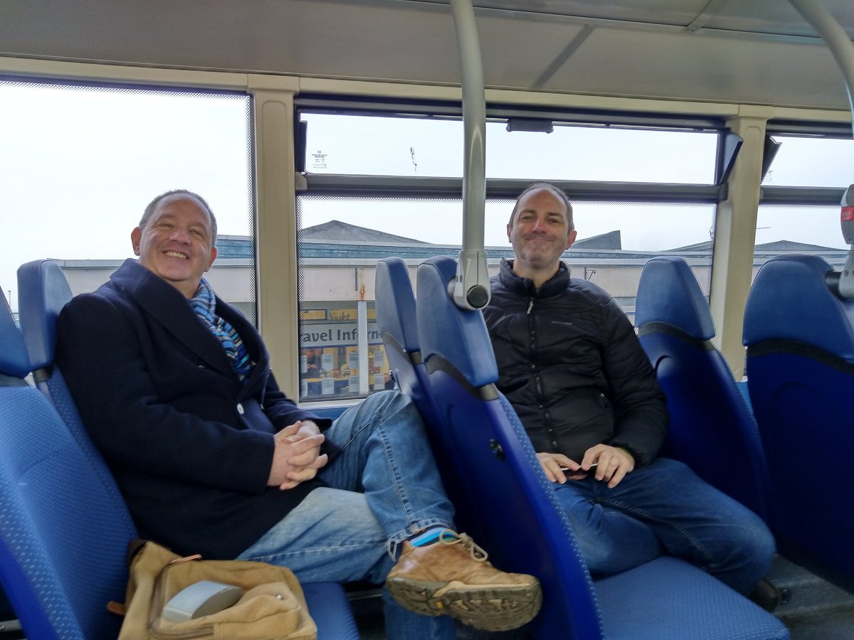 A day out with two of the biggest transport geeks around @tjgale &amp; <a href="/incantare1965/">Duncan Light</a> Don't worry, I'm dragging the pair of them to several piers! #tickettoryde