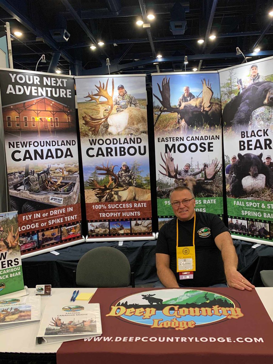 It's Day 2 Houston! - Houston Safari Club Convention. 9am to 5pm Today. We're at booth #535 at George R Brown Convention Center; Hall E.  Woodland Caribou for that North American 29, as well as Eastern Canadian Moose and Black Bear. Swing by and have a chat with Dean!