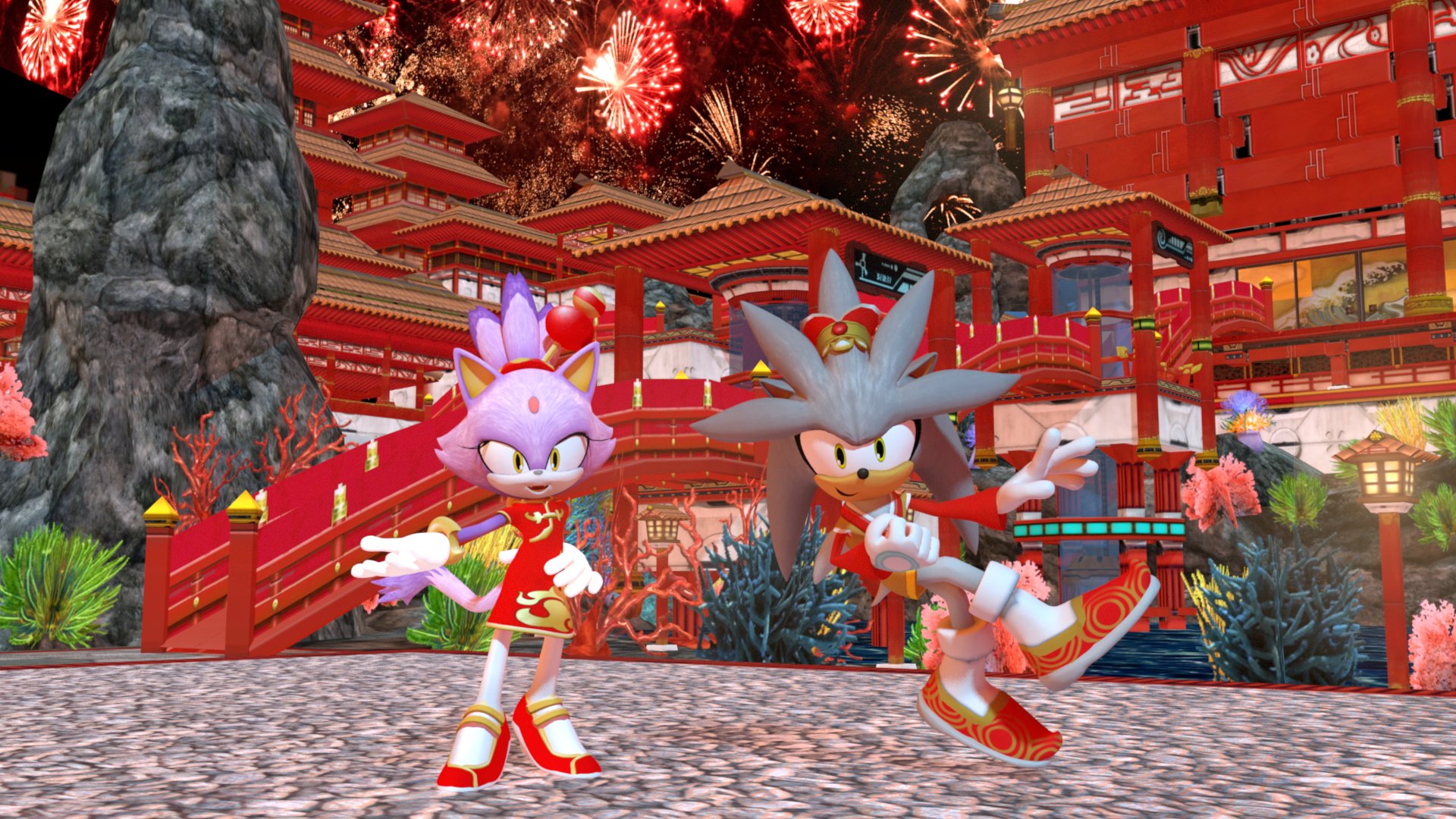 Silver And Blaze Super Silver – Sonic City ⋆☆ Sonic The Hedgehog