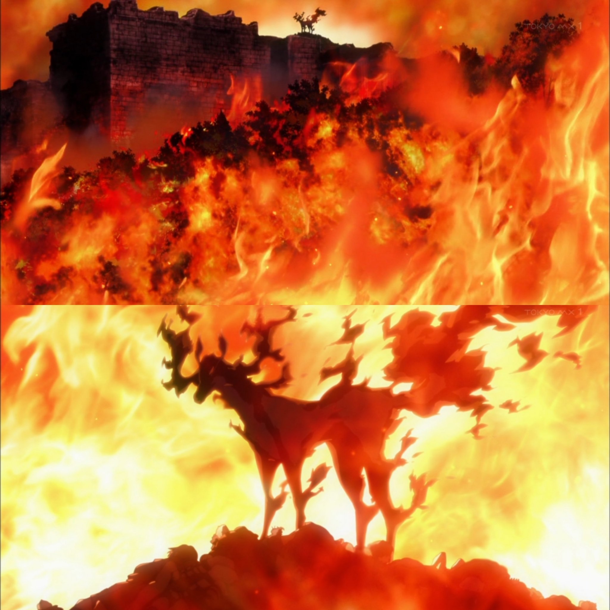 おらふ 軽くまとめるとこの人類悪の説明にでてきた獣がフォウくん プライミッツ マーダー なら 角 ふさふさのしっぽ 人の死体の上にたつ 比較の獣の暗示 たってる場所が2部opのlb6らしき