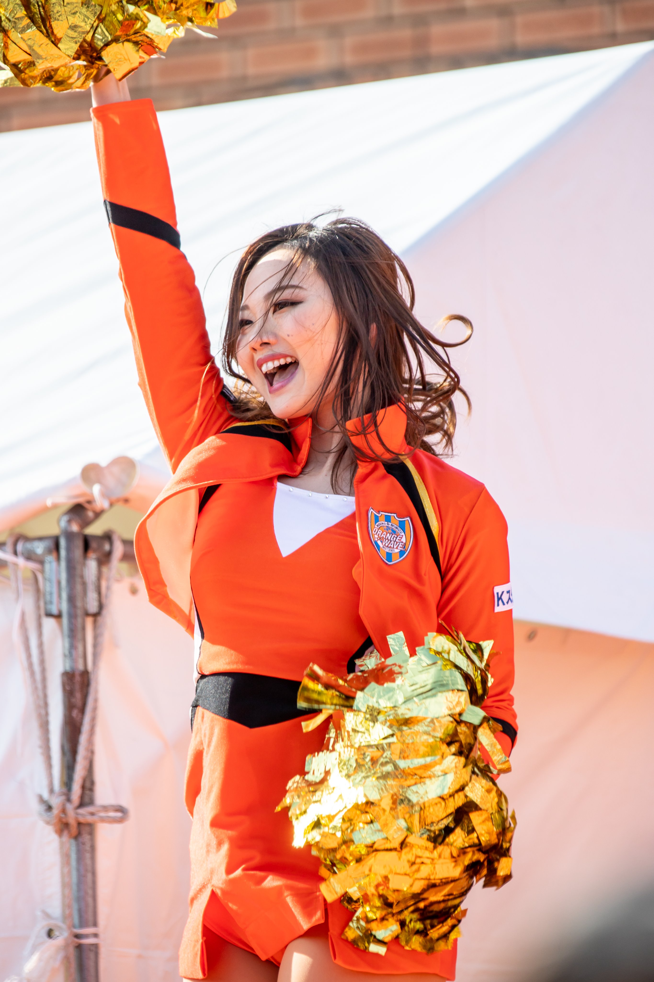 小玉の大仏さん Owの皆さんで一番最初に名前をおぼえた綾乃さん エスパルスサポーターズサンクスデー オレンジウェーブ 存在感半端ない T Co T9g62iunzt Twitter