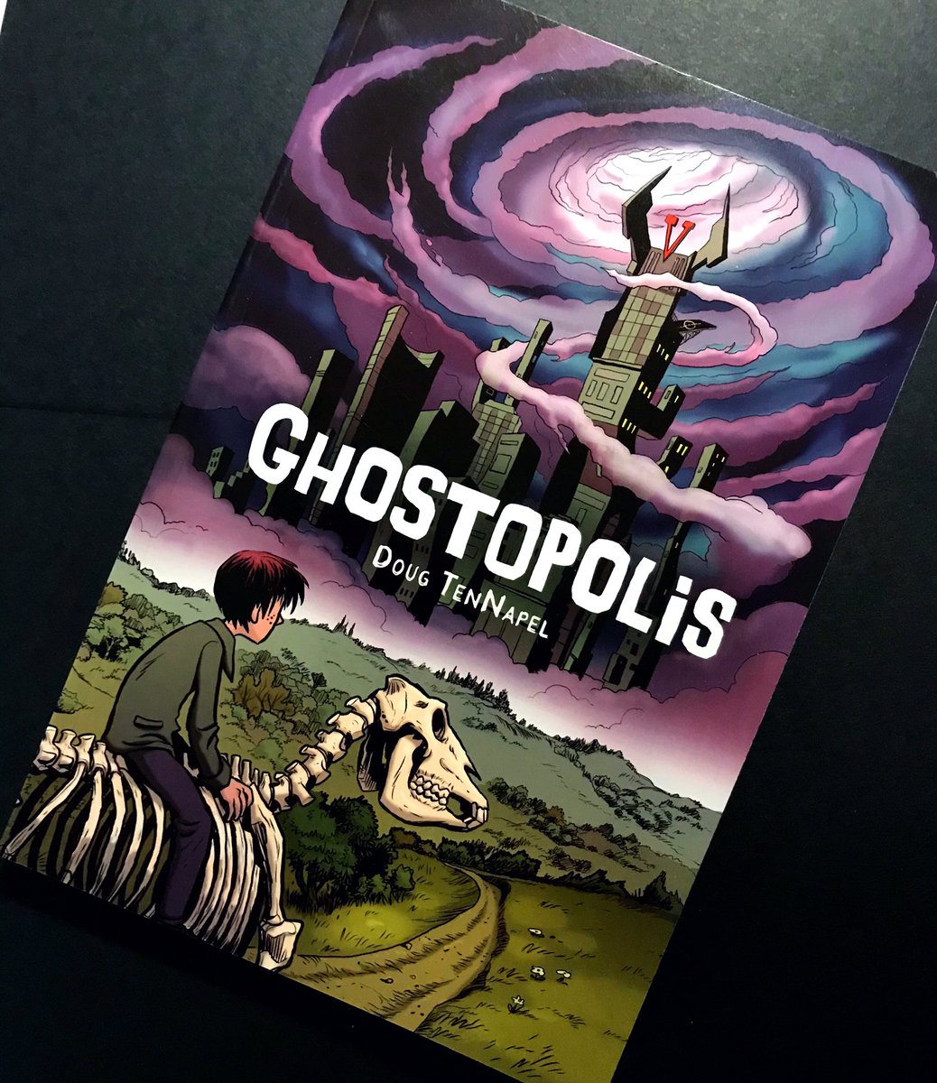 inkiwell's tweet photo. Bought @DougTenNapel #Ghostopolis at @booksamillion to read and pass on to the next generation. 📚 https://t.co/W3HyOjqeaR