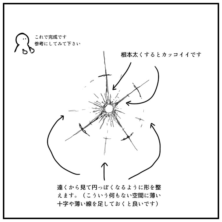 Kazun 銃痕の描き方 自己流 T Co Il5fvm1z6s Twitter