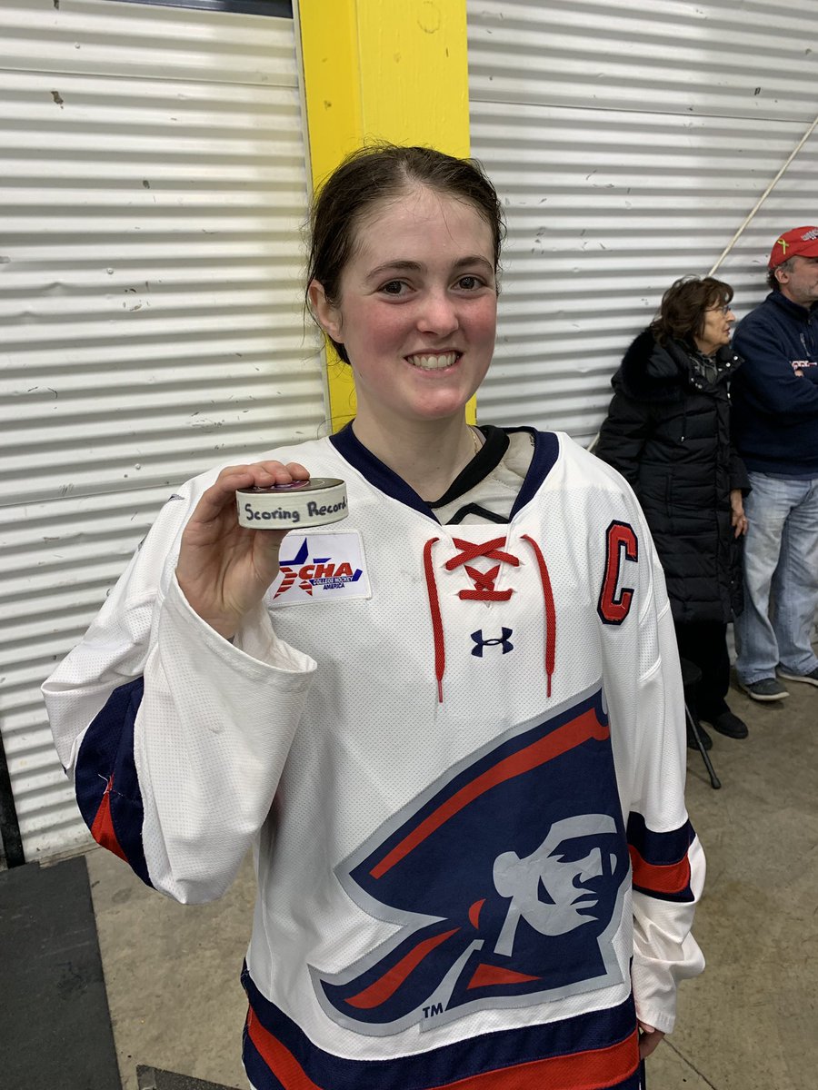 RMUWHockey's tweet photo. Your new all-time points leader! https://t.co/LzJXtmmg8X