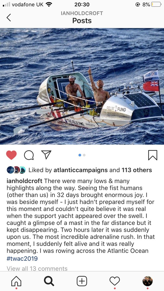Felix 5 Atlantic row tweet media