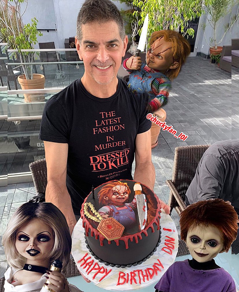 Happy birthday don! Thank you for creating the doll that we all know and love! I hope you have a killer 57th birthday!🎊🎉❤️🔪 #chucky #donmancini @RealDonMancini