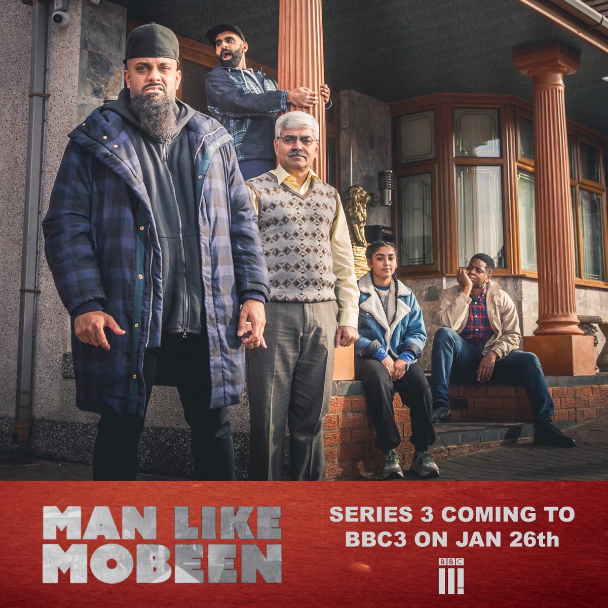 GuzKhanOfficial's tweet photo. My G’s, all I ask is that you show it mad love if you love it, but NO SPOILERS please...

Use the #manlikemobeen if your can when showing your vibes online...

See you tomorrow only on @BBCiPlayer and @bbcthree 

Things will never be the same again... https://t.co/8EhLB8ge9N