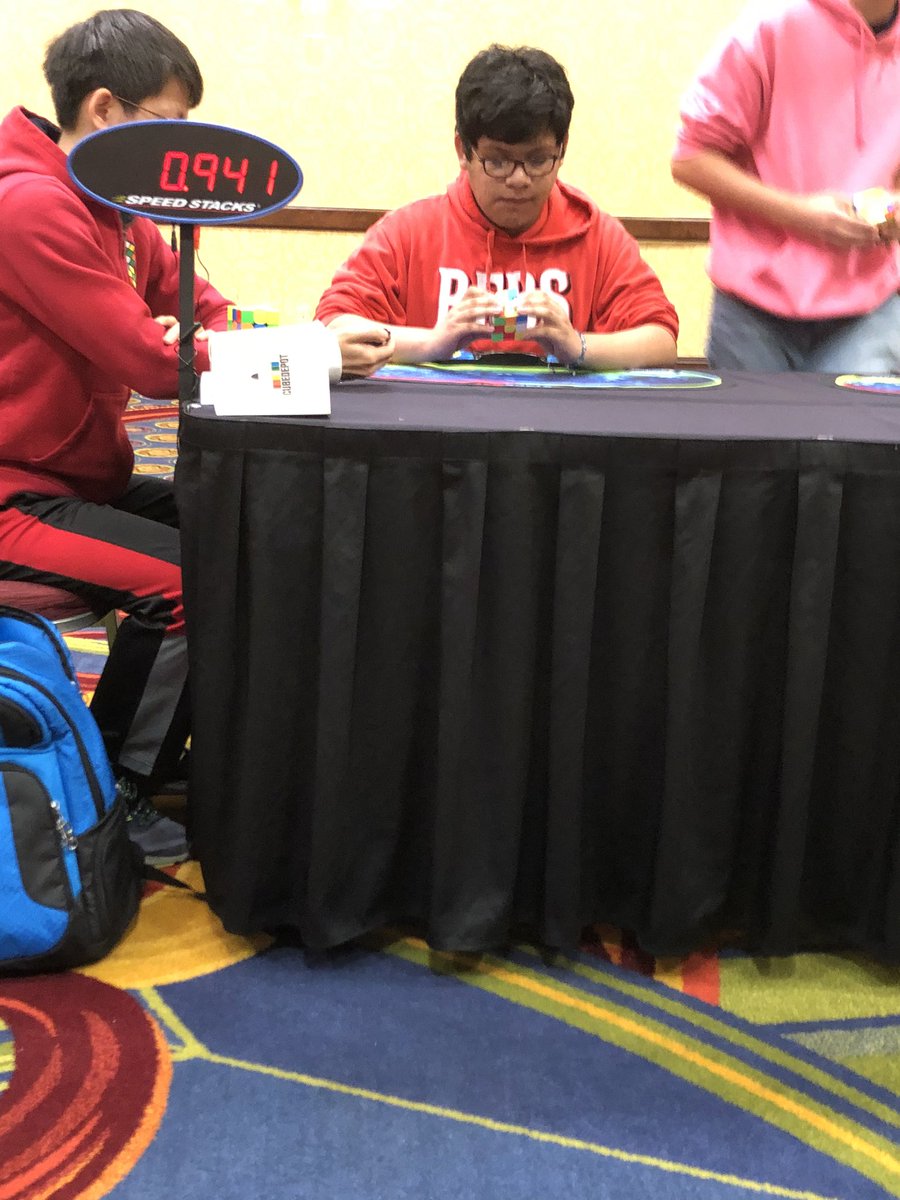 Supporting <a href="/Milby_HS/">Charles Milby High School</a> students at the <a href="/theWCAofficial/">World Cube Association</a> competition! S/o to Mr. Brian Richardson for helping students cultivate opportunities beyond the classroom!