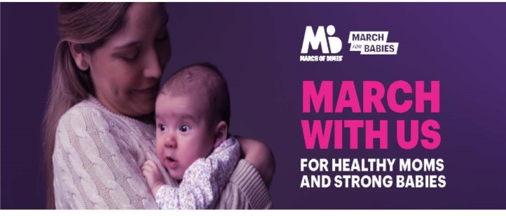 Join the fight for the health of all moms and babies at 
Manchester March for Babies!
Saturday, May 16, 2020 at SNHU

Register today at marchforbabies.org/event/manchest…

Join our sponsors Anthem Blue Cross Blue Shield and Aquilino Foundation! 

Contact Jenelle at jdolan@marchofdimes.org.