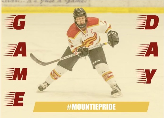 it’s Mounties game day! Mounties go face to face with UdeM in their home rink at 7. Let’s fill the civic centre!!! #Mountiepride
