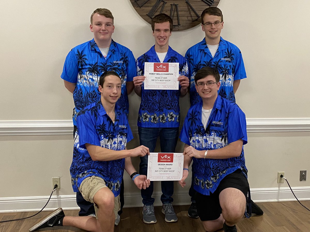 jfbowlby's tweet photo. RHS Robotics-Design Award and Skills Award today at MU!@RipleyHSWV https://t.co/ugcIBr9qQM