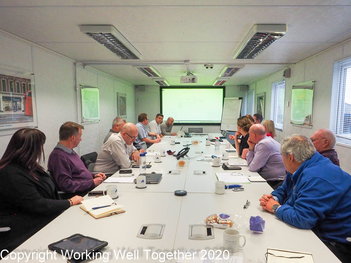 A good working well together meeting. Kindly facilitated by HB Projects at their Bradford site. As an SME it really helps when bigger construction firms reach out to help us comply with health and safety legislation and best practice. #notimetolose #TimeToChange #healthandsafety
