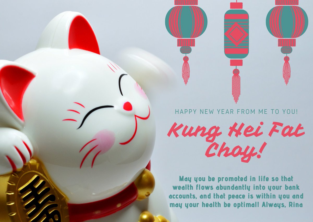 Happy Chinese New Year! May you be blessed with wealth, health and happiness for every day of your life!