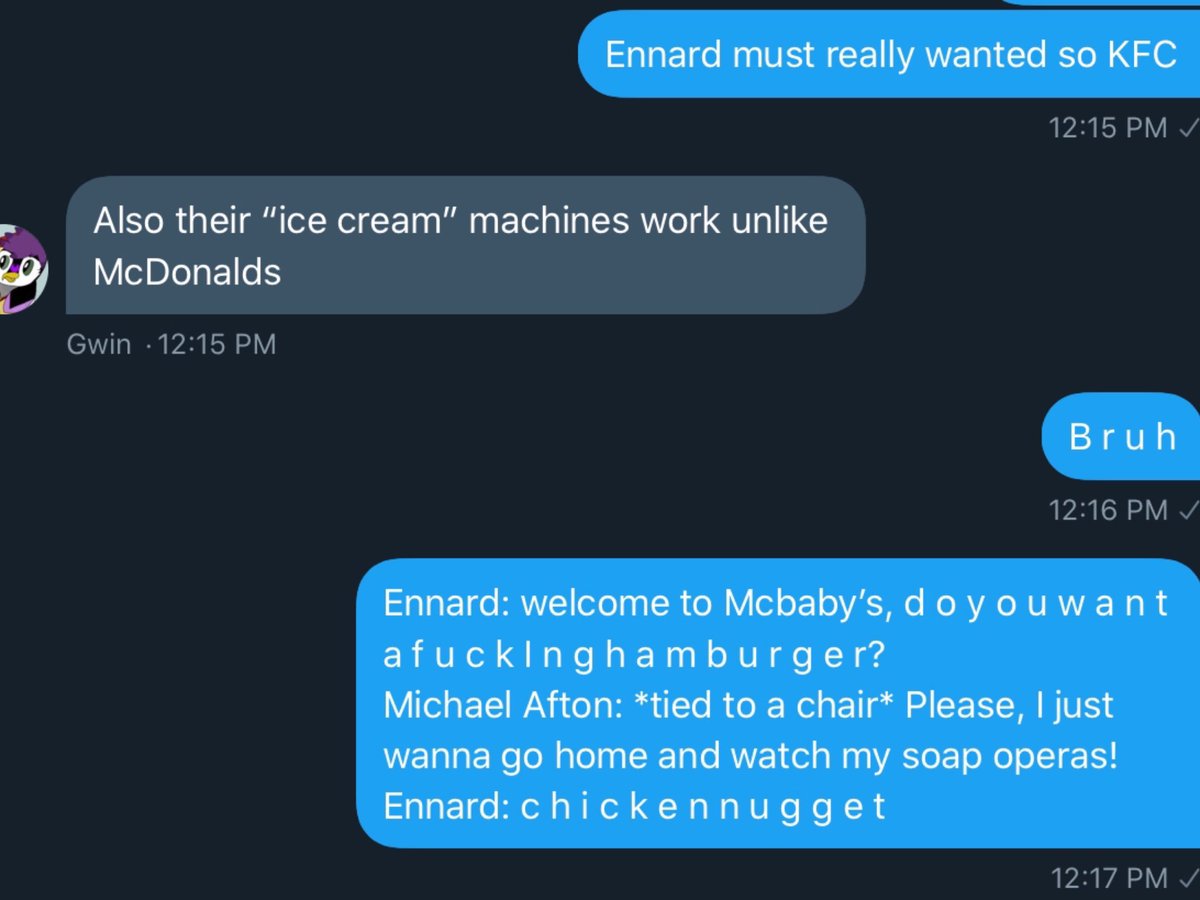 OOC_AUCHAT's tweet photo. Five Nights in this cursed Group Chat https://t.co/pHUW8KSLw9