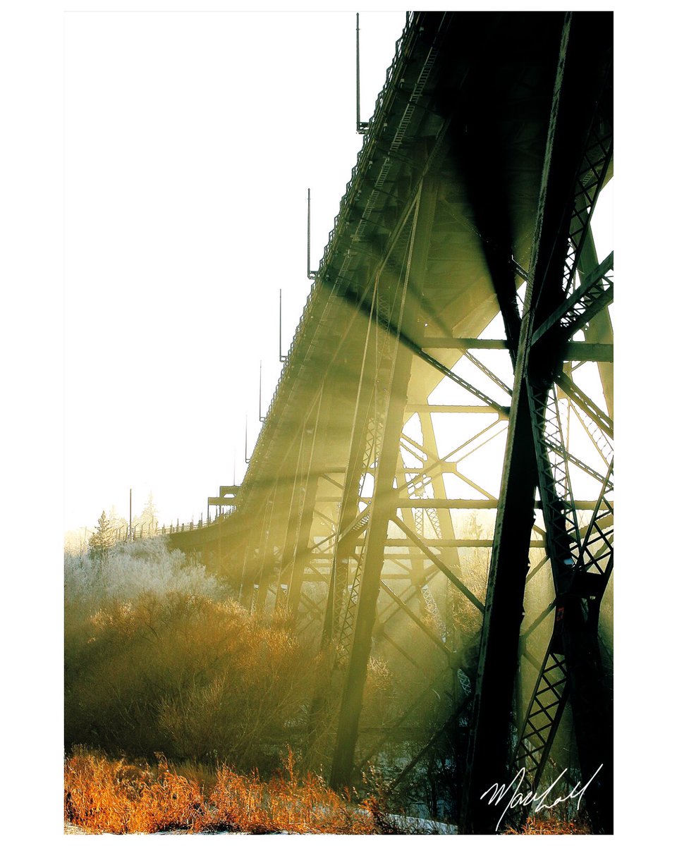 Can’t believe it’s been 3yrs since I shot this awesome photo of the High Level Bridge on an ice foggy day.
#yeg #yegwx #trekthetrails