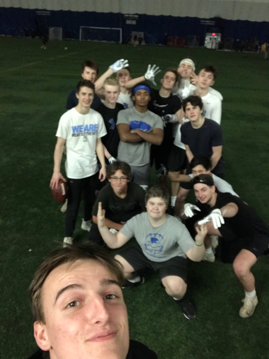 Eagan_Football's tweet photo. Love seeing that our guys were out having fun playing football at the dome last night #ClimbTheLadder https://t.co/TLw6RAv1JK